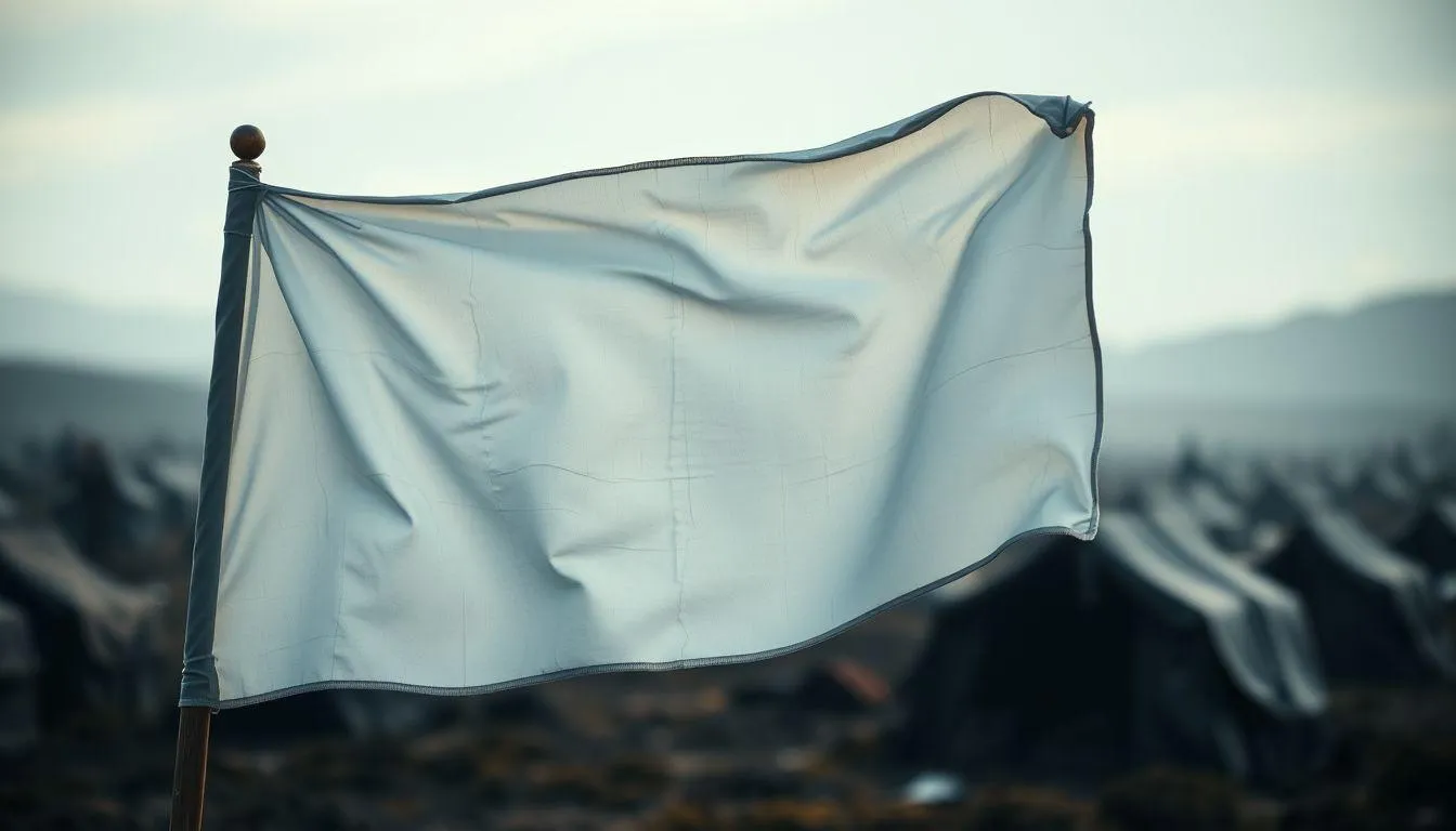 Pengertian dan Makna Dasar Bendera Putih (c) Ilustrasi AI