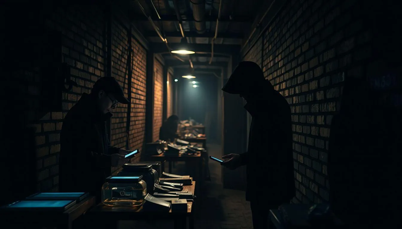 BM sebagai Black Market dalam Perdagangan (c) Ilustrasi AI