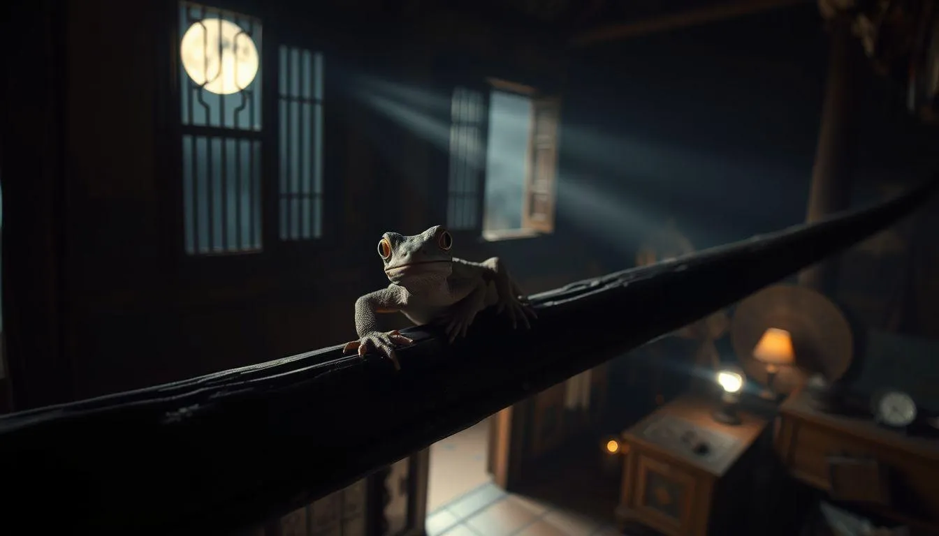 Mitos Populer Seputar Bunyi Tokek Malam Hari (c) Ilustrasi AI