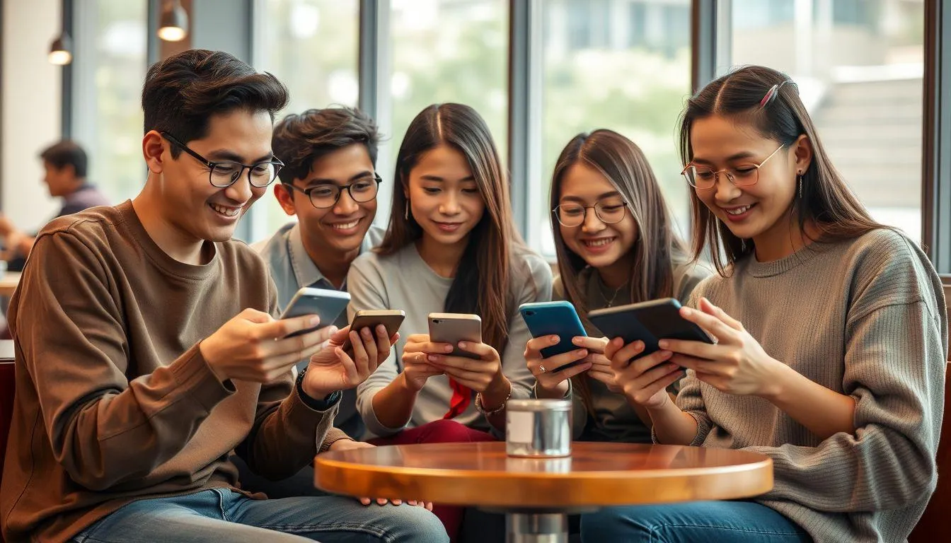 Konteks Penggunaan Butkon dalam Komunikasi Digital (c) Ilustrasi AI