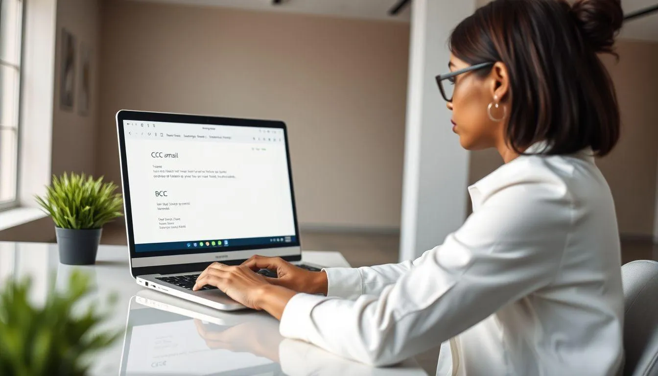 Perbedaan CC dan BCC dalam Email (c) Ilustrasi AI