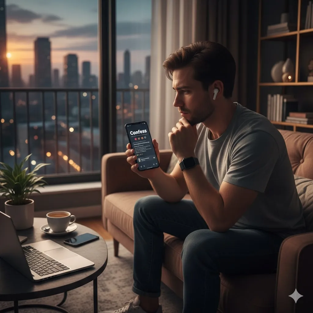 Pengertian Dasar Confess dalam Bahasa Inggris (c) Ilustrasi AI