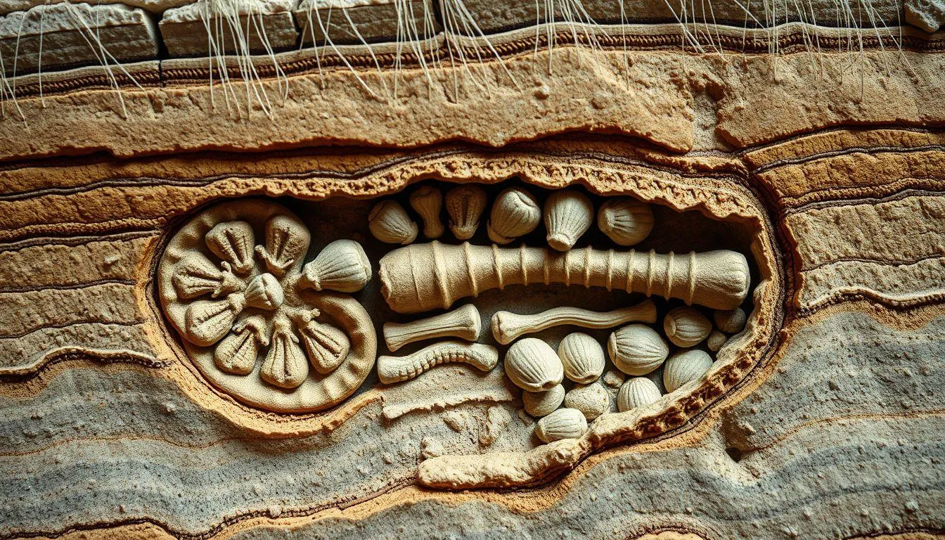 Syarat-Syarat Pembentukan Fosil (c) Ilustrasi AI