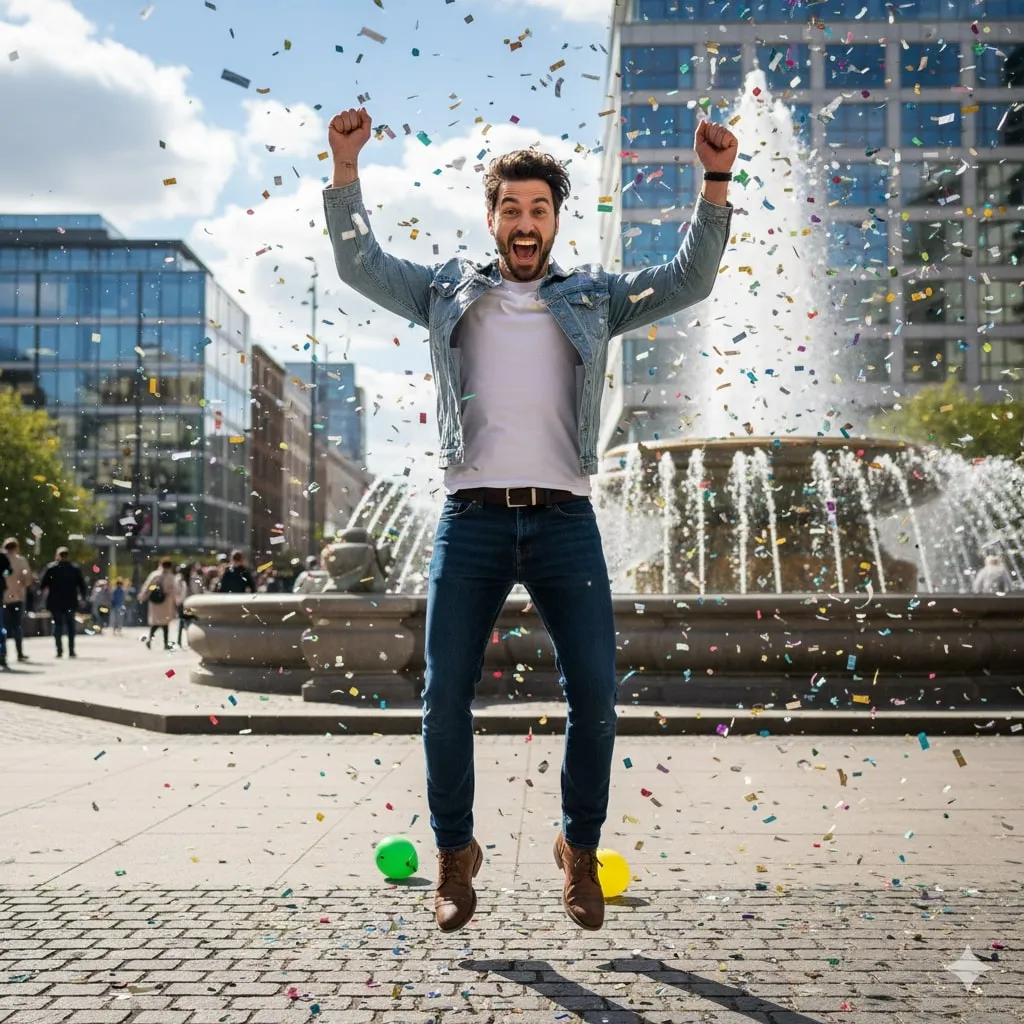 Pengertian dan Definisi Excited (c) Ilustrasi AI