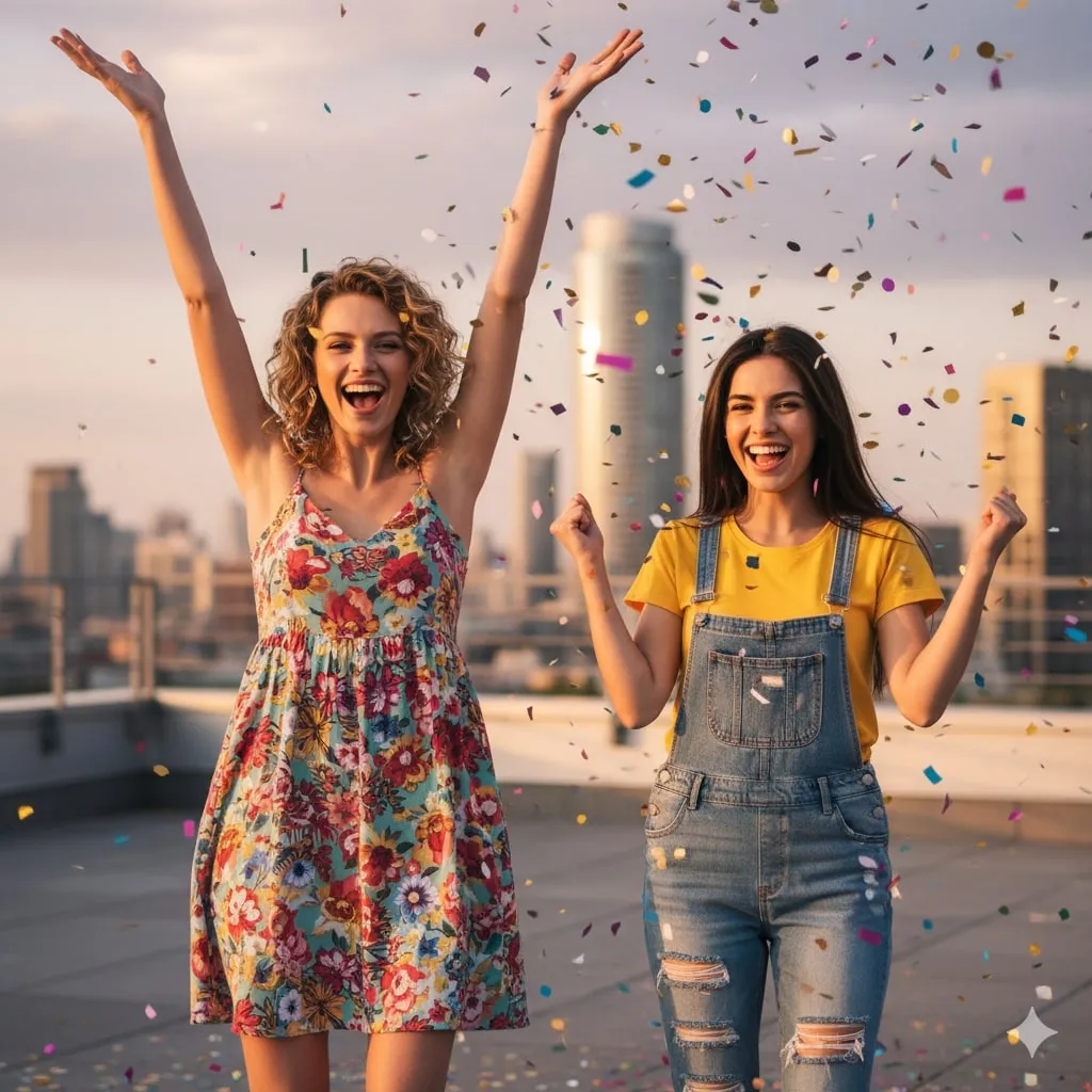 Excited dalam Bahasa Gaul Indonesia (c) Ilustrasi AI