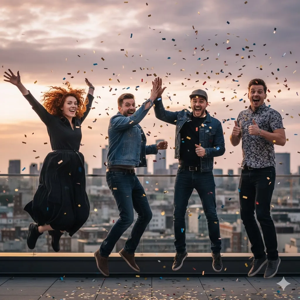 Konteks Penggunaan Excited (c) Ilustrasi AI