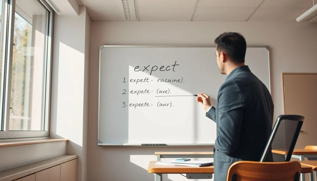 Bentuk Gramatikal dan Konjugasi Expect (c) Ilustrasi AI