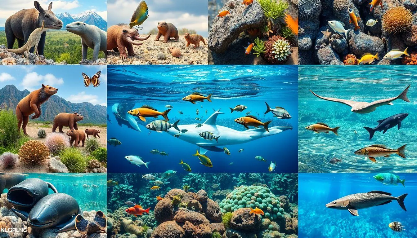 Jenis-Jenis Fauna Berdasarkan Habitat (c) Ilustrasi AI