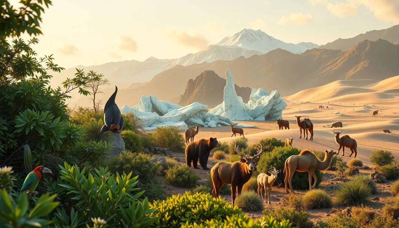 Faktor-Faktor yang Mempengaruhi Persebaran Fauna (c) Ilustrasi AI