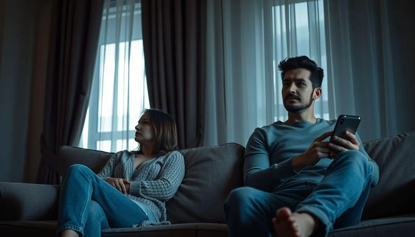 Flat dalam Konteks Hubungan dan Psikologi (c) Ilustrasi AI