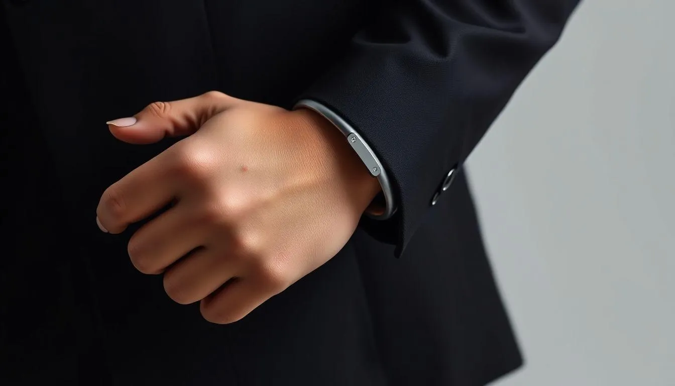 Gelang Hitam sebagai Tren Fashion dan Ekspresi Gaya (c) Ilustrasi AI