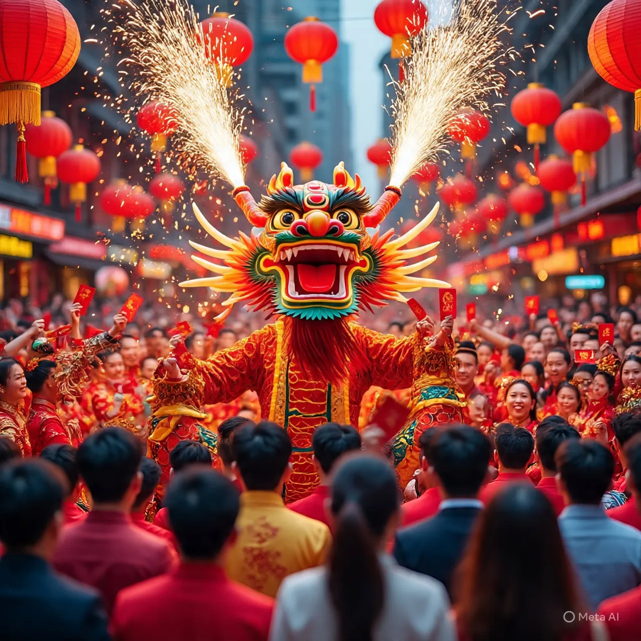 Perbedaan Gong Xi Fa Cai dengan Xin Nian Kuai Le (c) Ilustrasi AI