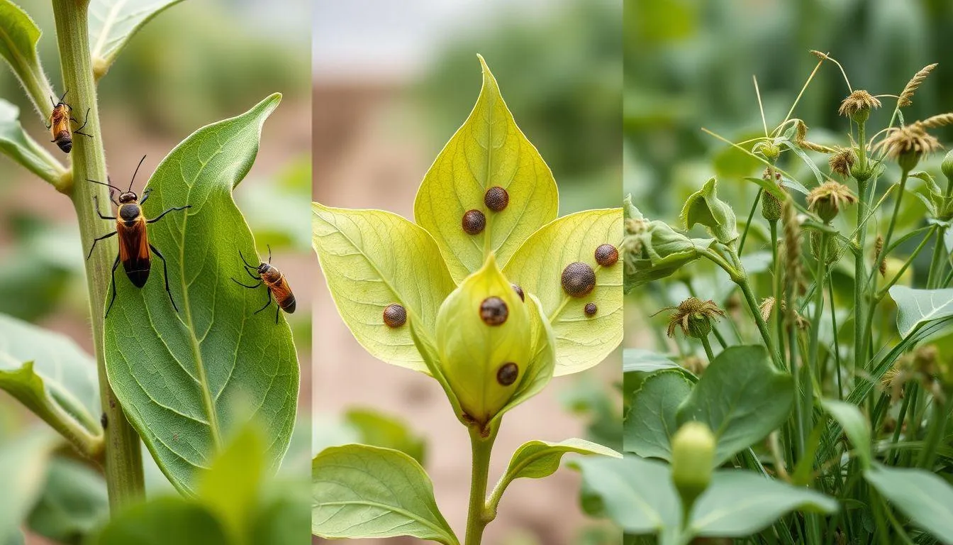 Perbedaan Hama dengan Organisme Pengganggu Lainnya (c) Ilustrasi AI