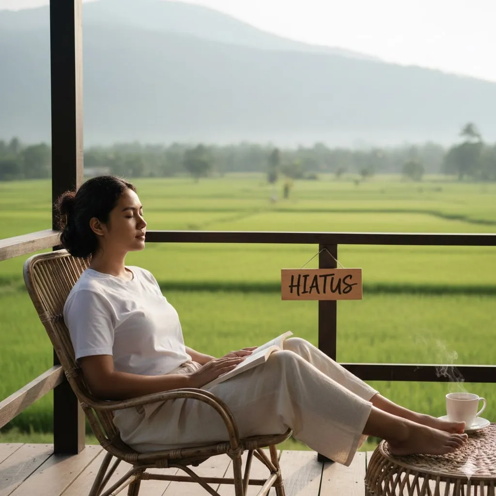 Hiatus dalam Kehidupan Sehari-hari (c) Ilustrasi AI