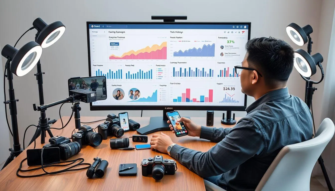 Dampak Influencer dalam Pemasaran Digital (c) Ilustrasi AI