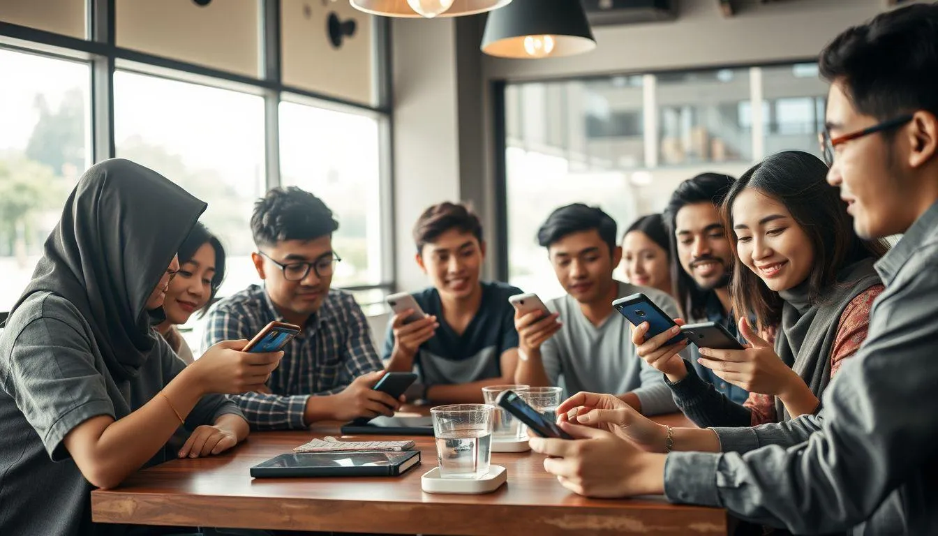 Platform Media Sosial dan Penyebaran Jomok (c) Ilustrasi AI