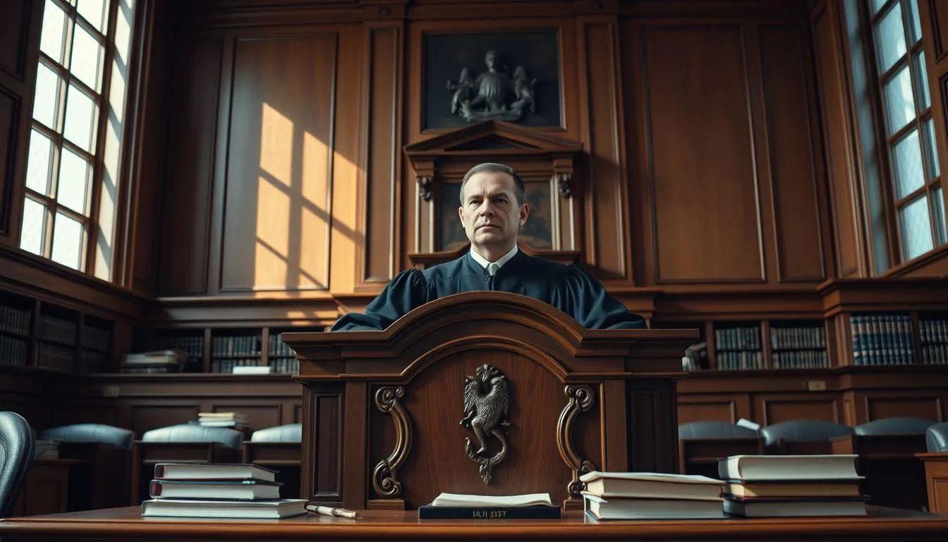 Peran Judge dalam Sistem Peradilan Modern (c) Ilustrasi AI