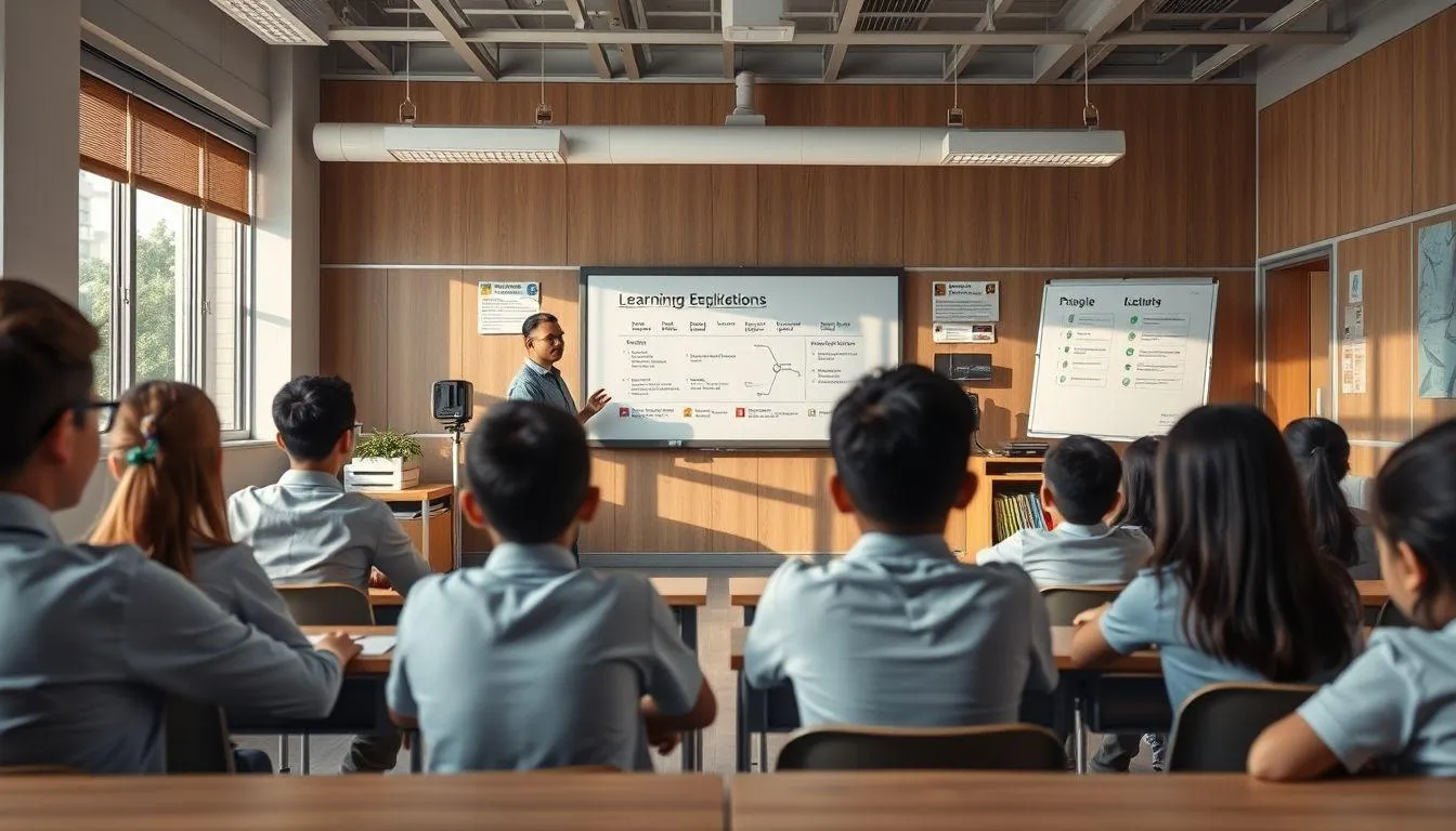 Komponen-Komponen Utama dalam KBM (c) Ilustrasi AI