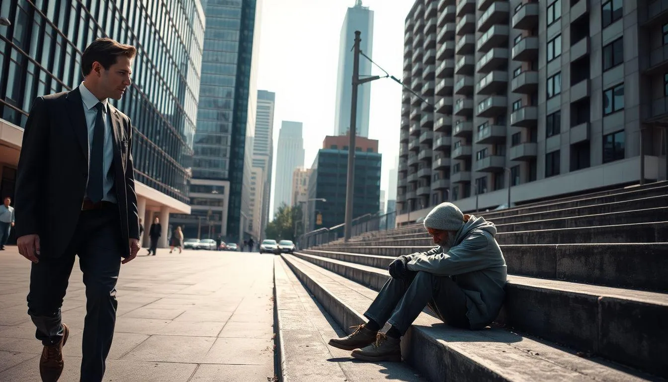 Dampak Kesenjangan Sosial (c) Ilustrasi AI