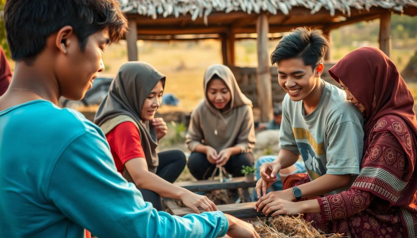 Tujuan dan Manfaat KKN dalam Pendidikan (c) Ilustrasi AI