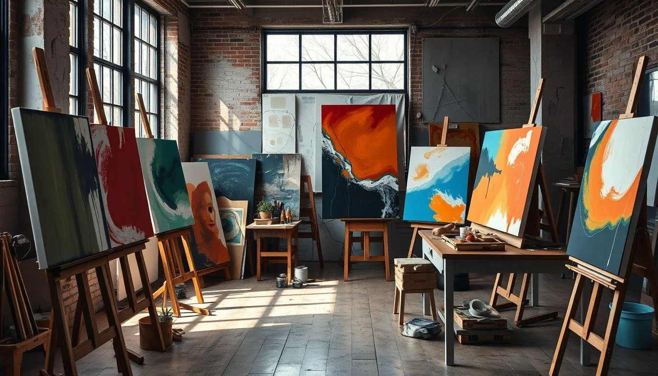 Kontras dalam Seni dan Desain (c) Ilustrasi AI