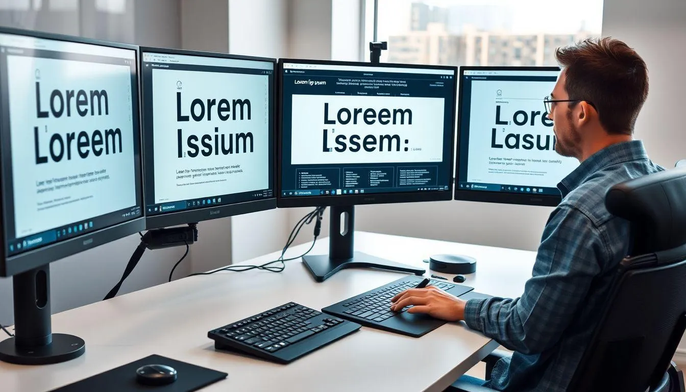 Fungsi dan Kegunaan Lorem Ipsum dalam Desain (c) Ilustrasi AI