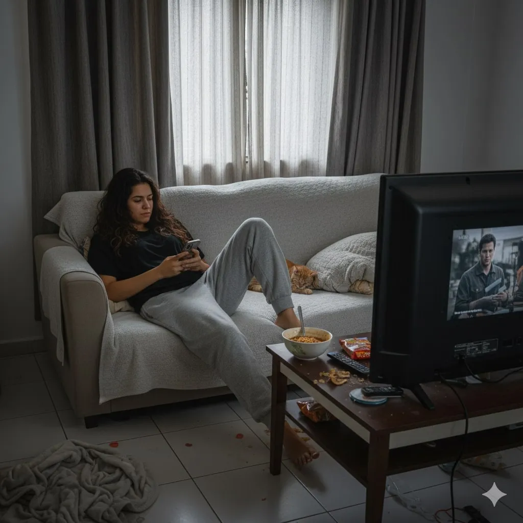 Cara Mengatasi Perilaku Mager (c) Ilustrasi AI