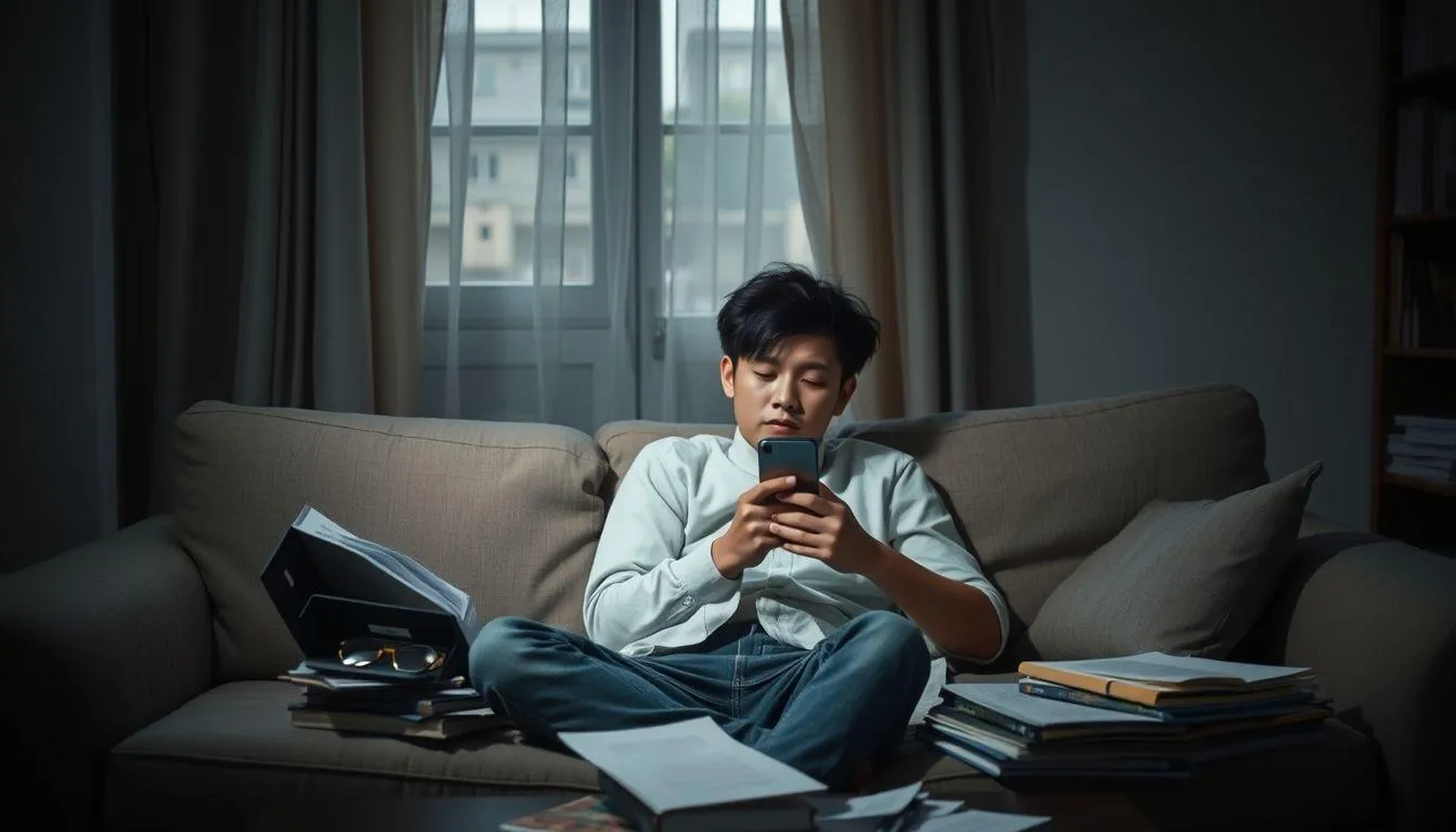 Faktor-Faktor Penyebab Mager (c) Ilustrasi AI