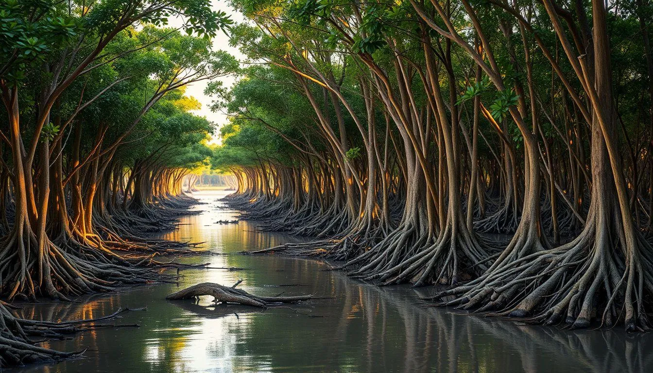 Pengertian dan Definisi Mangrove (c) Ilustrasi AI