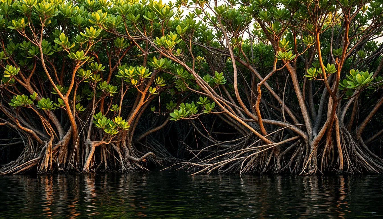 Jenis-Jenis Mangrove Berdasarkan Klasifikasi (c) Ilustrasi AI