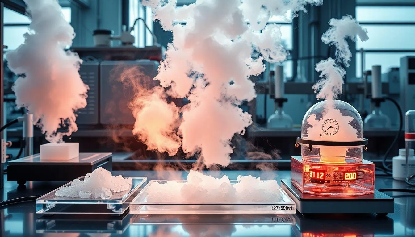 Proses Terjadinya Menyublim (c) Ilustrasi AI