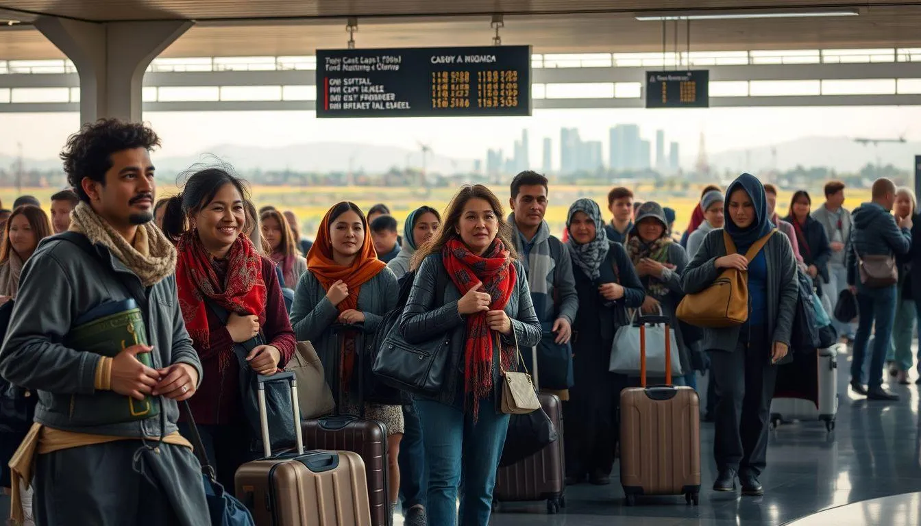 Faktor Penyebab Migrasi (c) Ilustrasi AI