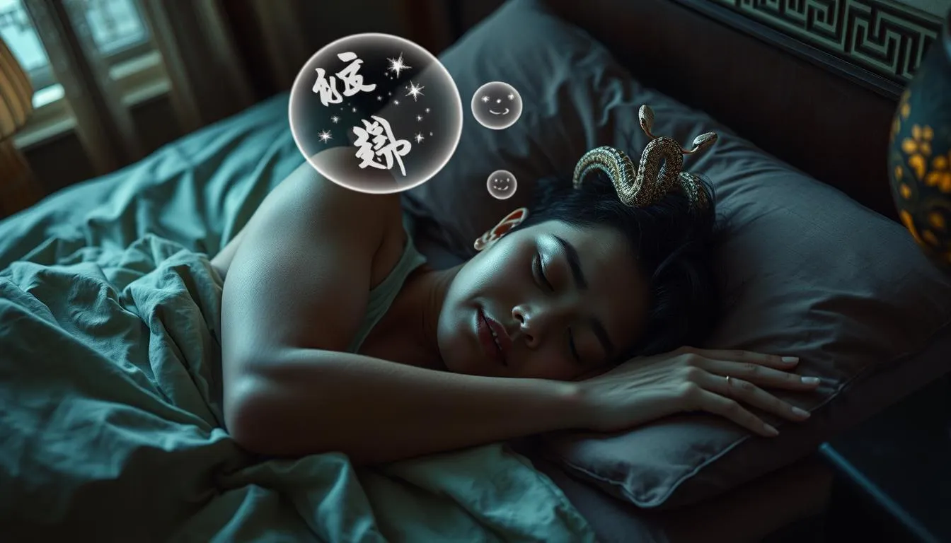 Mitos dan Fakta Seputar Mimpi Digigit Ular (c) Ilustrasi AI