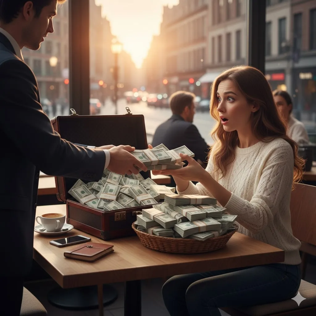 Pengertian dan Makna Dasar Mimpi Dititipi Uang Banyak (c) Ilustrasi AI