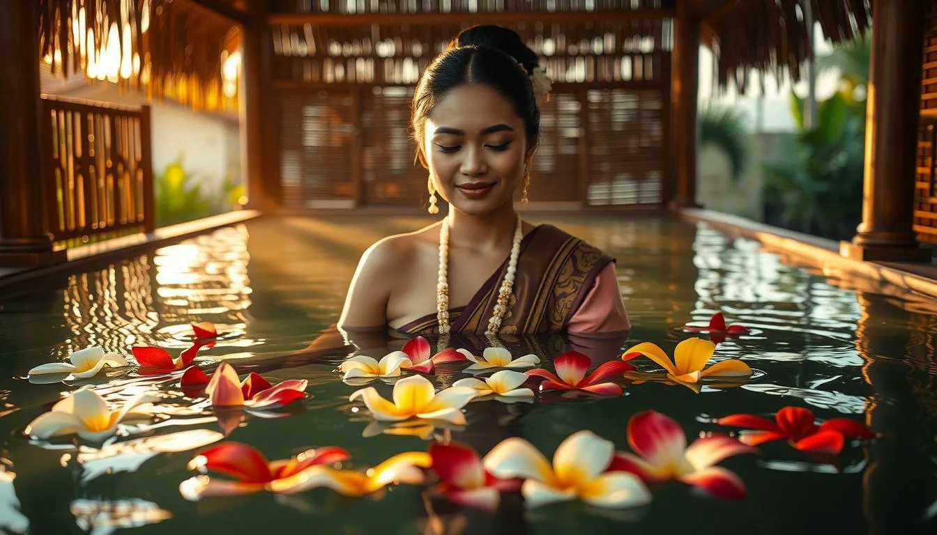 Simbolisme Spiritual dalam Mimpi Mandi Kembang (c) Ilustrasi AI