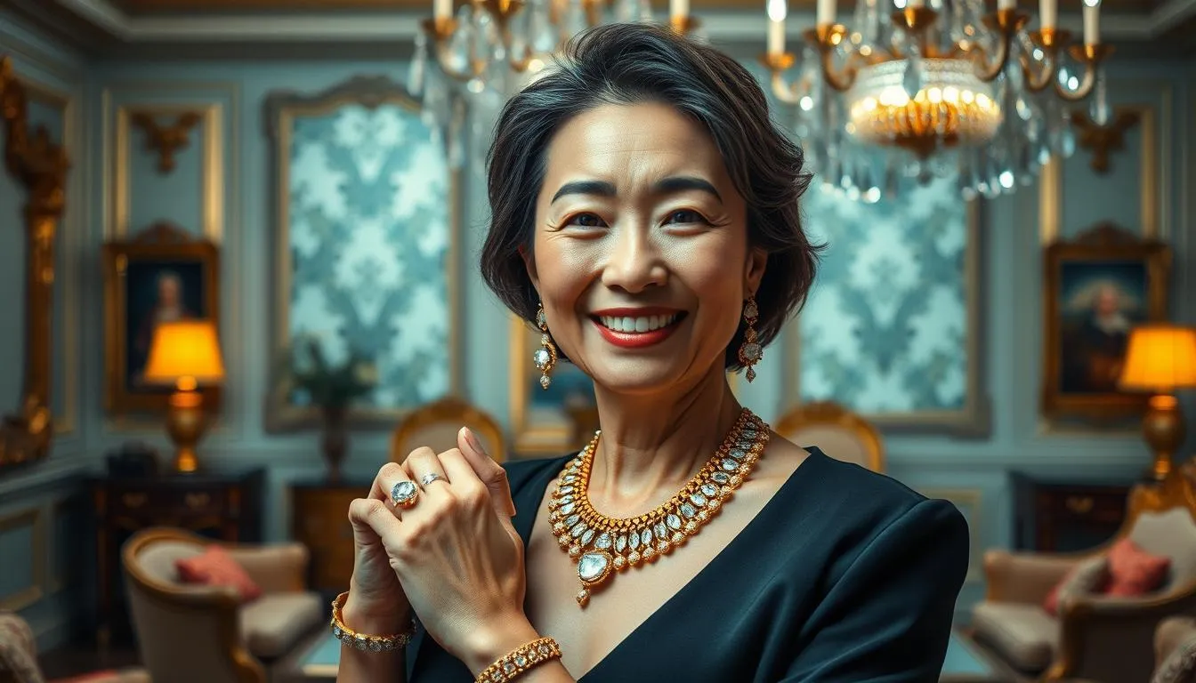 Pengertian Mimpi Melihat Orang Pakai Perhiasan (c) Ilustrasi AI