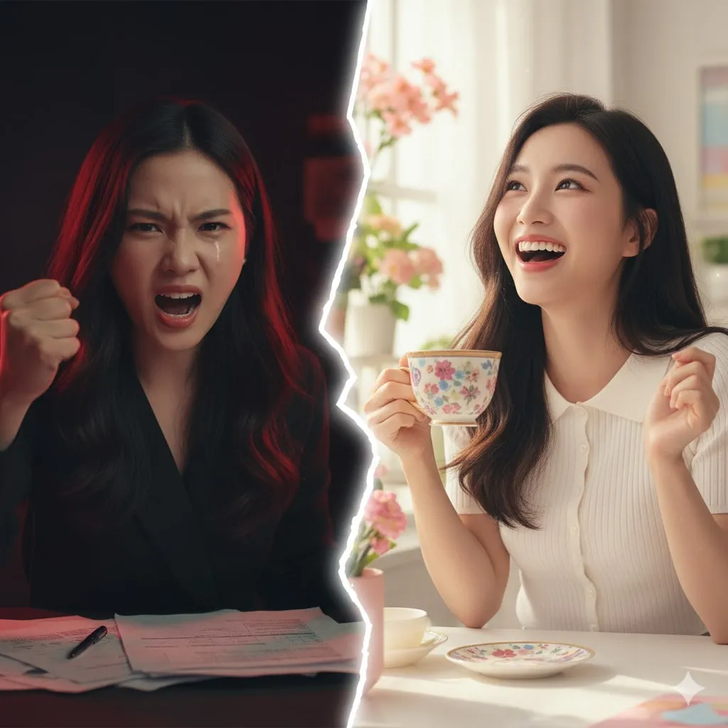 Pengertian dan Definisi Mood Swing (c) Ilustrasi AI