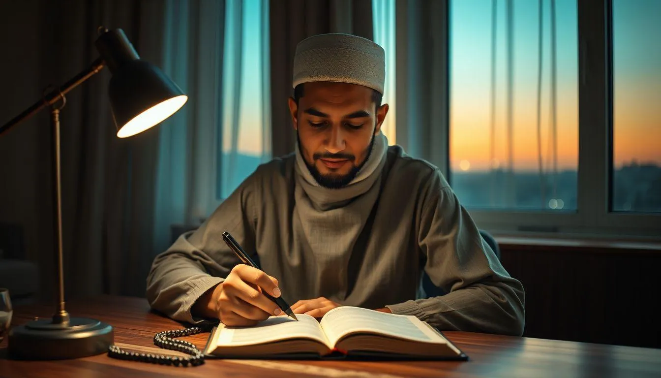 Cara Praktis Melakukan Muhasabah (c) Ilustrasi AI