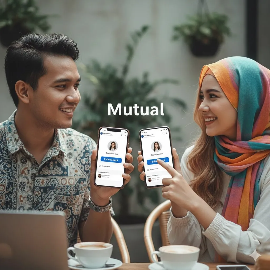 Etika dan Tips Mutualan yang Baik (c) Ilustrasi AI