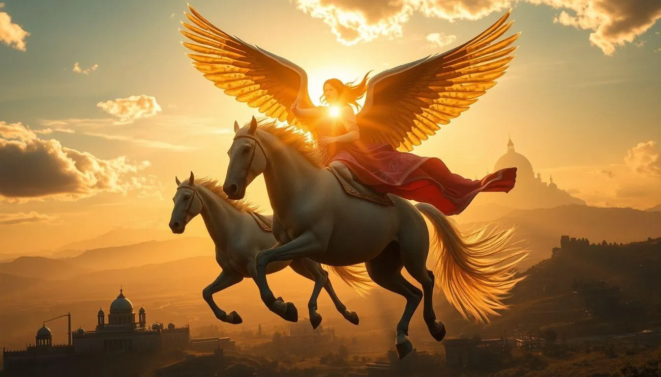 Aurora dalam Mitologi dan Sejarah (c) Ilustrasi AI