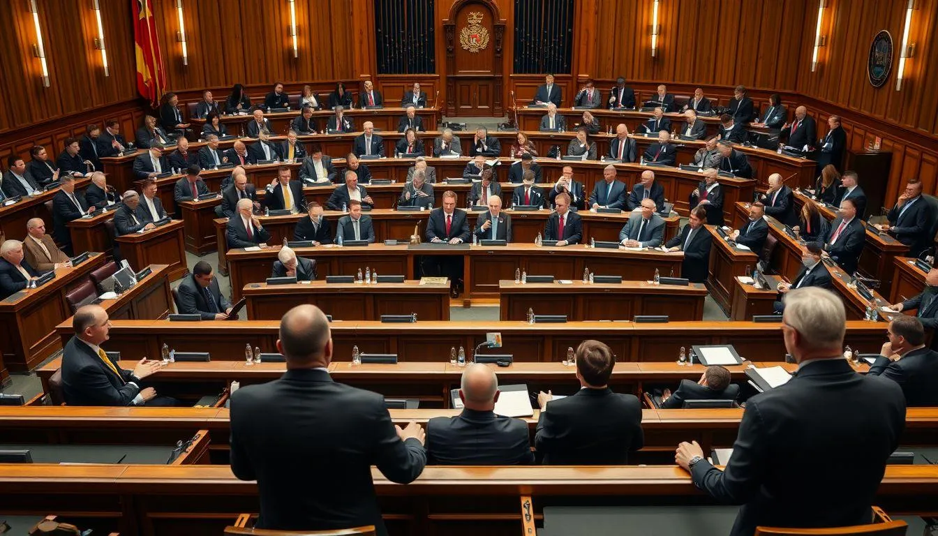 Fungsi dan Peran Oposisi dalam Demokrasi (c) Ilustrasi AI