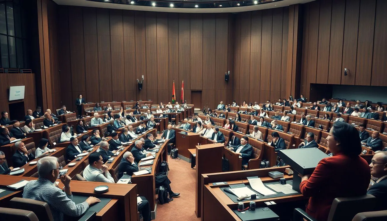 Oposisi dalam Konteks Sistem Pemerintahan Indonesia (c) Ilustrasi AI