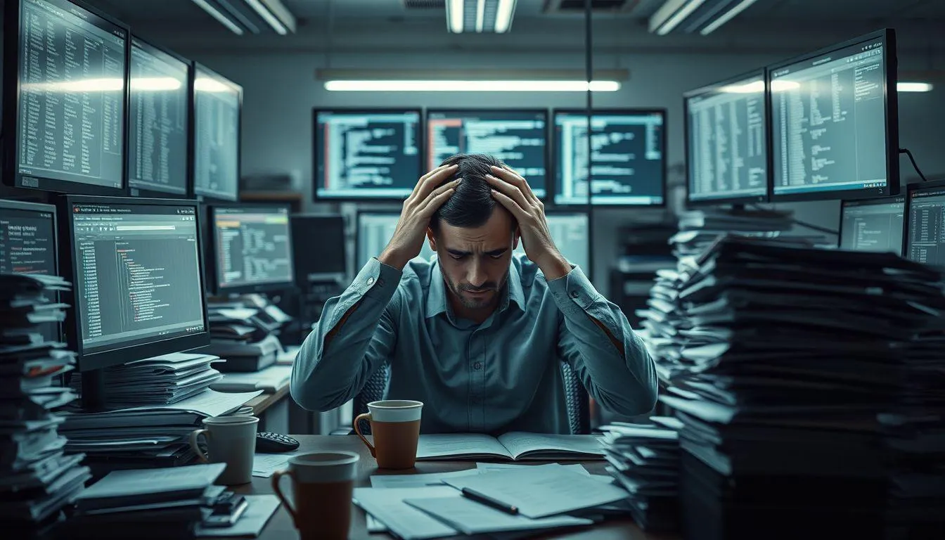 Dampak dan Konsekuensi Overload (c) Ilustrasi AI