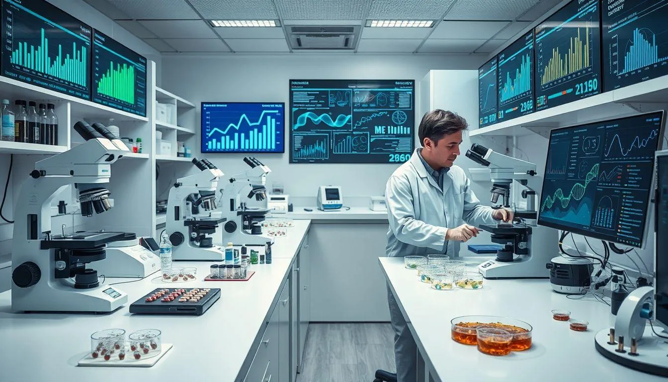 Karakteristik Populasi dalam Berbagai Bidang (c) Ilustrasi AI