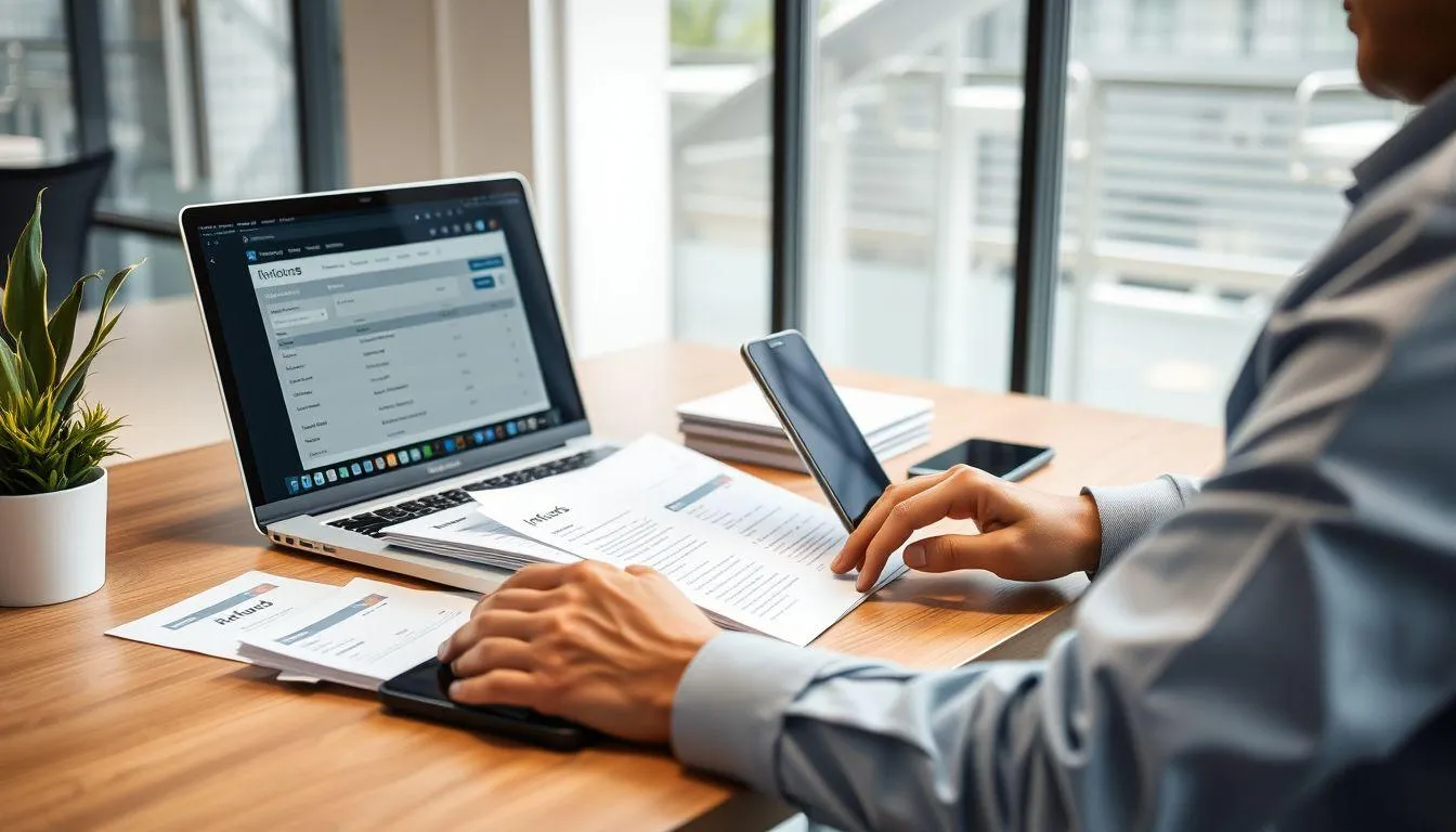 Prosedur Pengajuan Refund (c) Ilustrasi AI