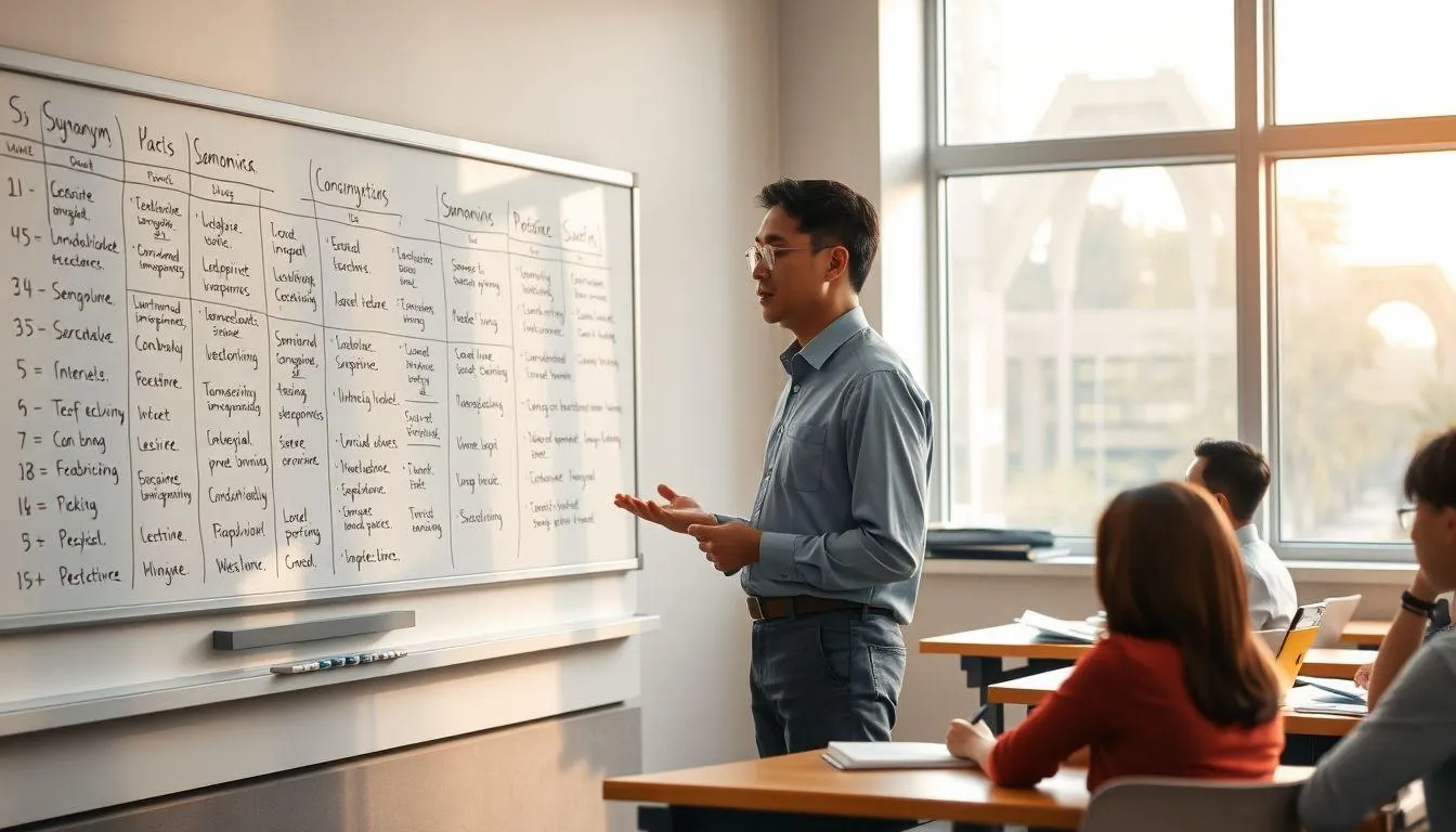 Jenis-Jenis Sinonim dalam Bahasa Indonesia (c) Ilustrasi AI