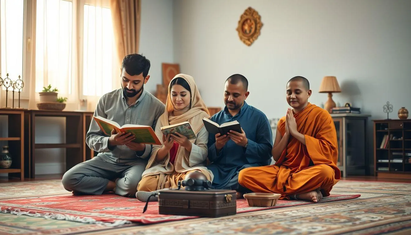 Implementasi Religius dalam Kehidupan Sehari-hari (c) Ilustrasi AI