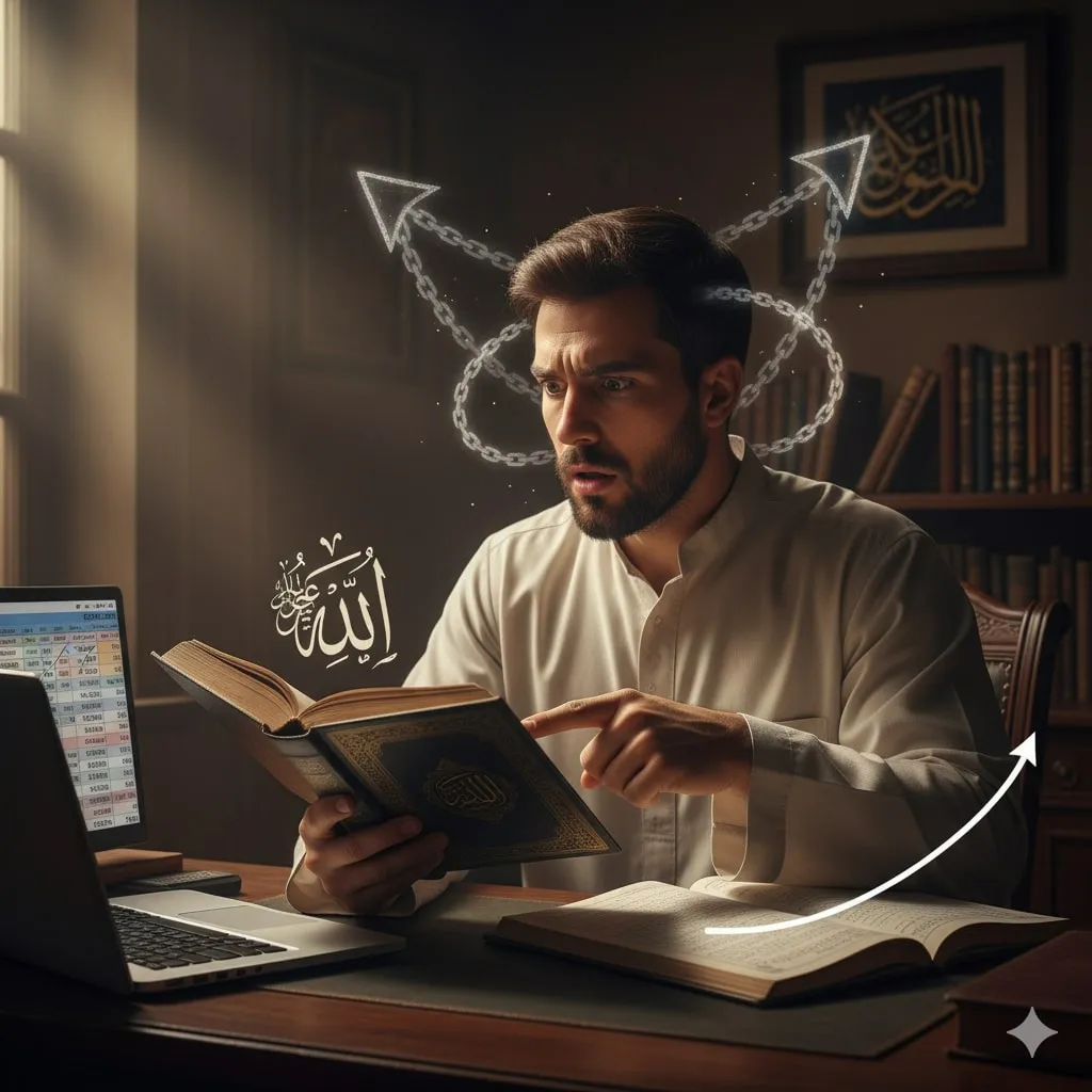 Pengertian Riba Menurut Para Ulama (c) Ilustrasi AI