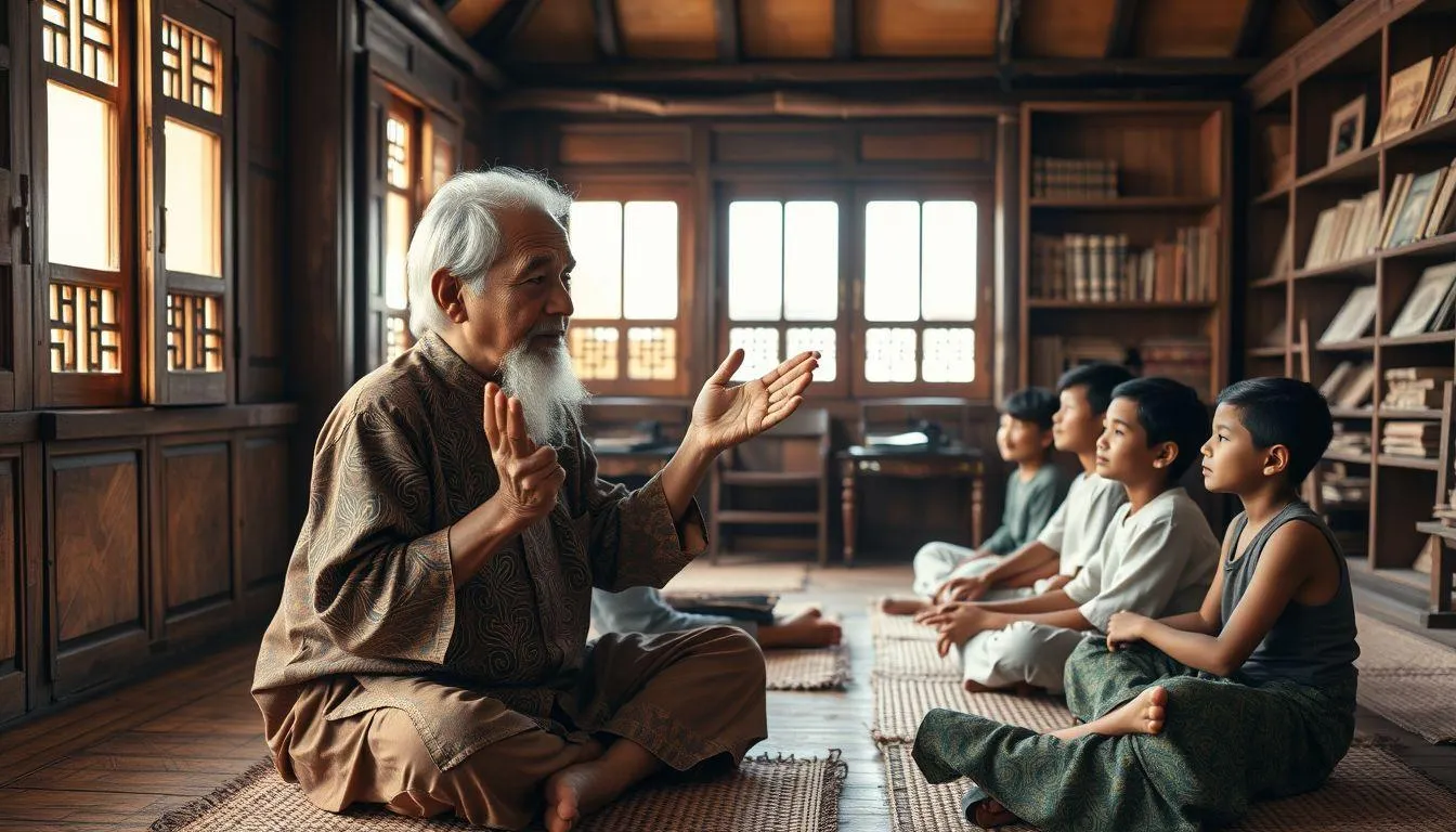 Tingkatan Bahasa dan Penggunaan Segawon (c) Ilustrasi AI