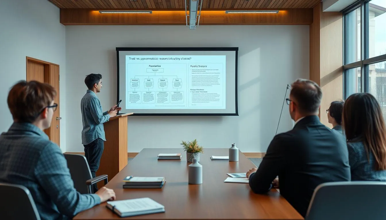 Struktur dan Komponen Proposal Penelitian (c) Ilustrasi AI